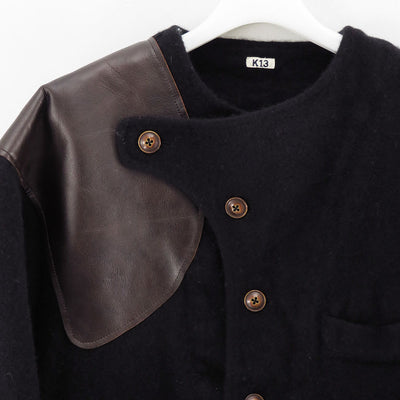 【KHOKI/コッキ】<br>Asymmetric jacket <br>25fw-jk-08