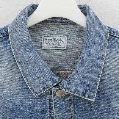 【Unlikely/アンライクリー】<br>Unlikely Time Travel Trucker Jacket 1977Wash <br>U25F-18-0010