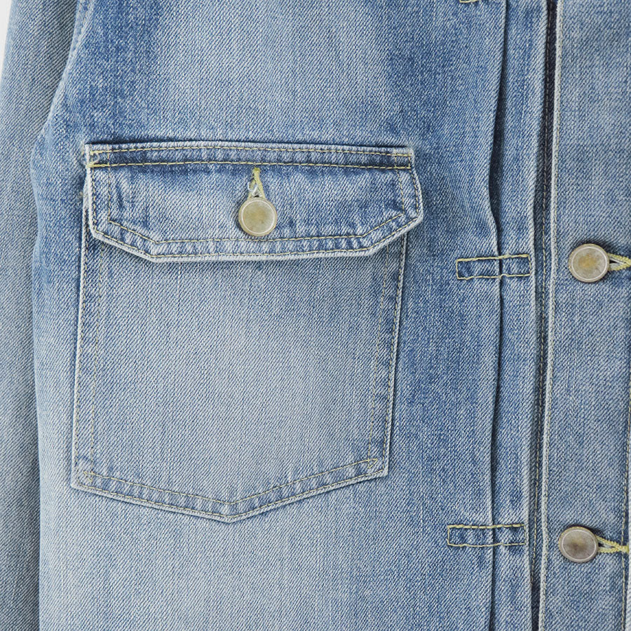 【Unlikely/アンライクリー】<br>Unlikely Time Travel Trucker Jacket 1977Wash <br>U25F-18-0010