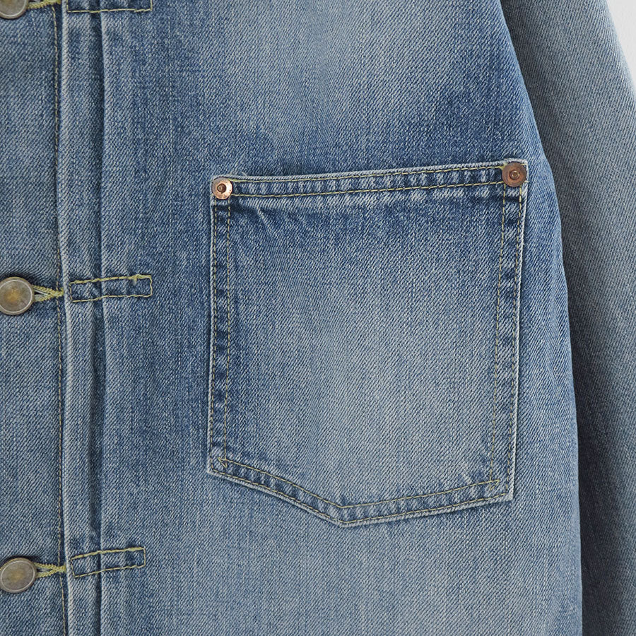 【Unlikely/アンライクリー】<br>Unlikely Time Travel Trucker Jacket 1977Wash <br>U25F-18-0010