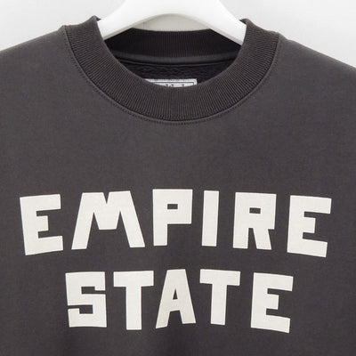【Unlikely/アンライクリー】<br>Unlikely Simple Sweat Crew "EMPIRE STATE" <br>U25F-13-0001
