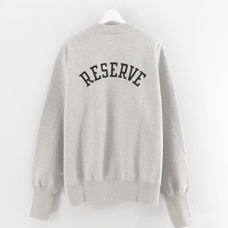 【Unlikely/アンライクリー】<br>Unlikely Simple Sweat Crew "RESERVE" <br>U25F-13-0005