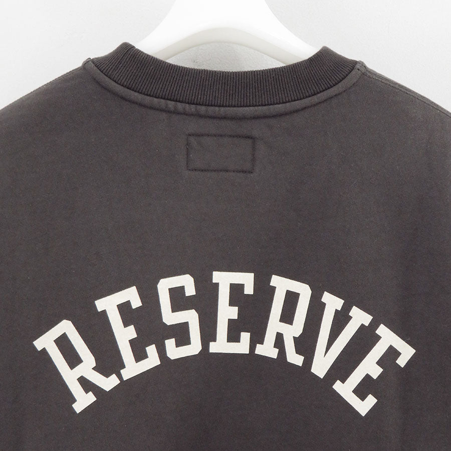 【Unlikely/アンライクリー】<br>Unlikely Simple Sweat Crew "RESERVE" <br>U25F-13-0005