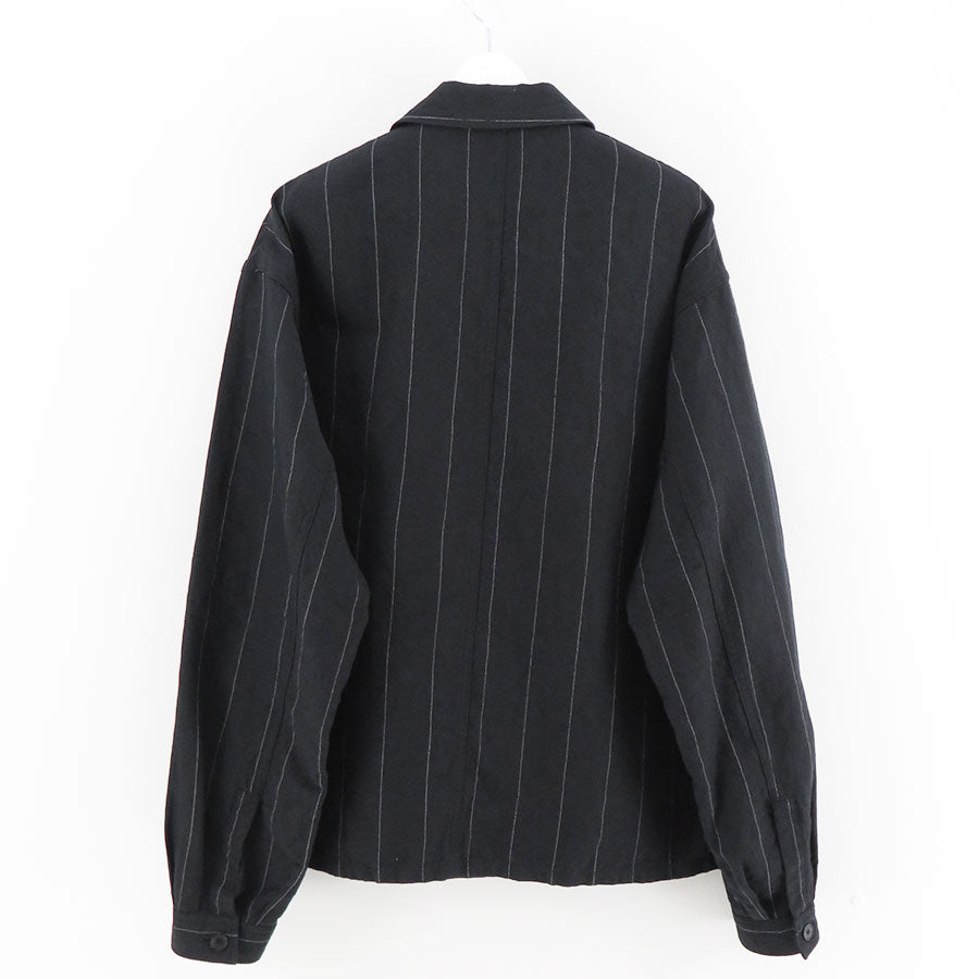 HEUGN/ユーゲン】Ian CPO LINEN STRIPE SHIRT132の通販 「ONENESS