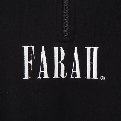 【FARAH/ファーラー】<br>Embroidery Graphic Half Zip Sweatshirt “Classic LOGO” <br>FR0501-M3014