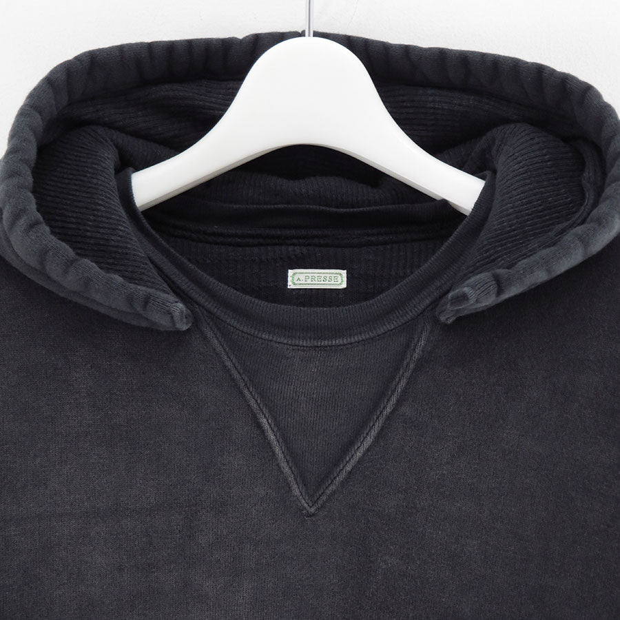 【A.PRESSE/アプレッセ】<br>Vintage Attached Hood Sweat Parka <br>25AAP-05-10