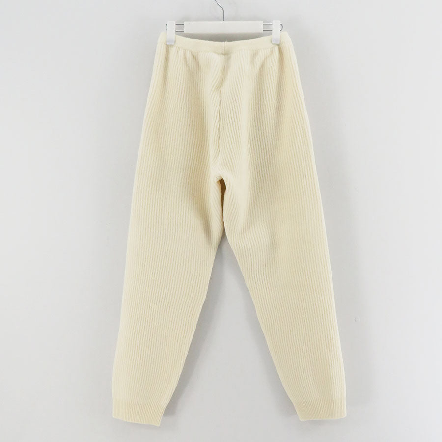 【AURALEE/オーラリー】, MILLED FRENCH MERINO RIB KNIT PANTS , A23AP03MR