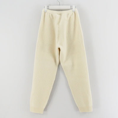 【AURALEE/オーラリー】<br>MILLED FRENCH MERINO RIB KNIT PANTS <br>A23AP03MR
