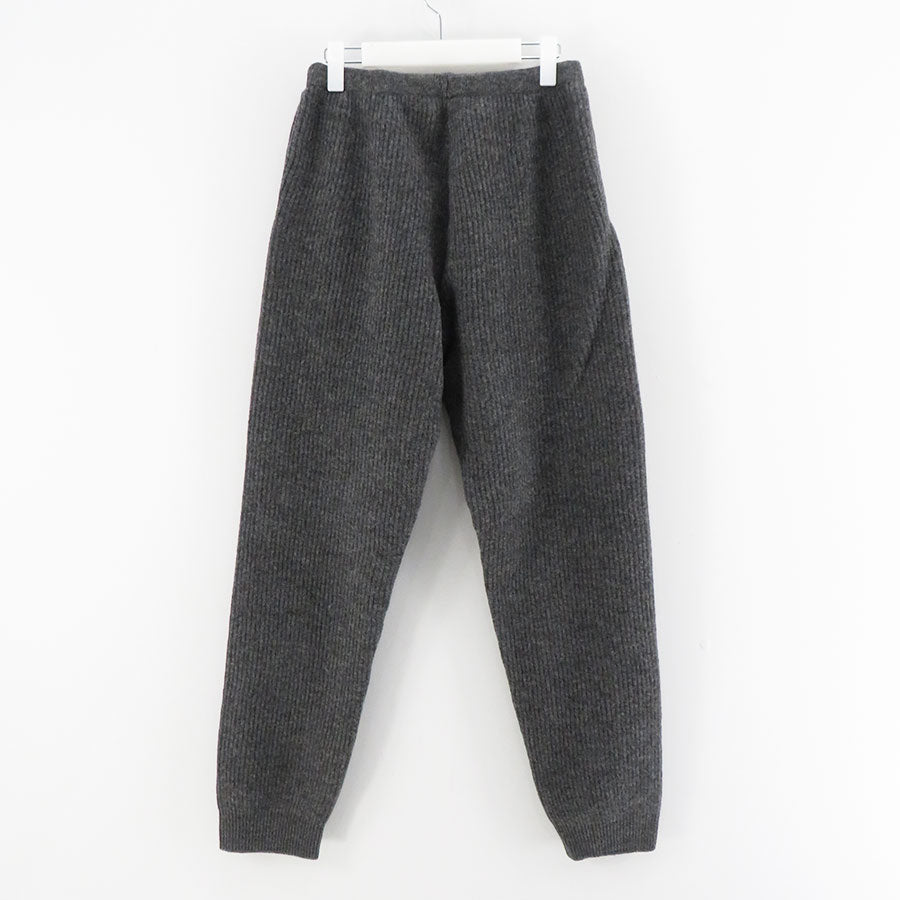 【AURALEE/オーラリー】<br>MILLED FRENCH MERINO RIB KNIT PANTS <br>A23AP03MR