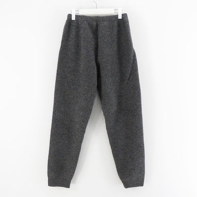 【AURALEE/オーラリー】<br>MILLED FRENCH MERINO RIB KNIT PANTS <br>A23AP03MR