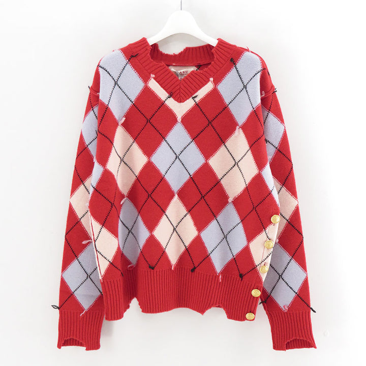 M A S U/エムエーエスユー】DIAMOND SCRAPED SWEATER M25F9KN001の通販