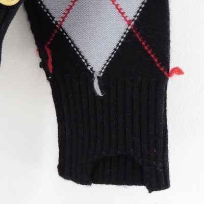 【M A S U/エムエーエスユー】<br>DIAMOND SCRAPED SWEATER <br>M25F9KN001