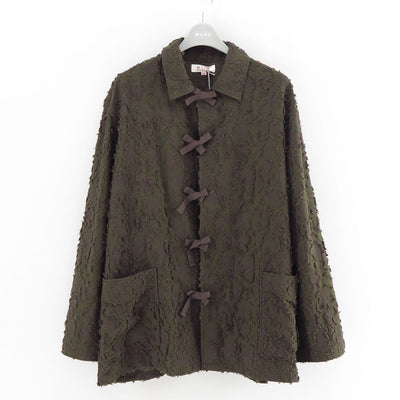 【M A S U/エムエーエスユー】<br>VICK CAMO RIBBON SHIRT <br>M25F9SL003