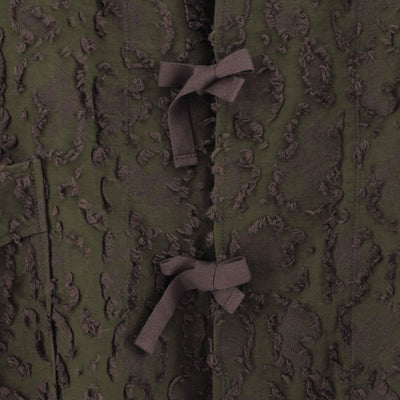 【M A S U/エムエーエスユー】<br>VICK CAMO RIBBON SHIRT <br>M25F9SL003