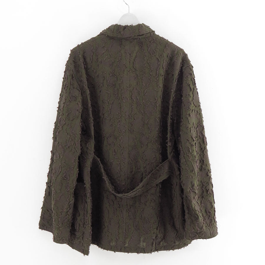 【M A S U/エムエーエスユー】<br>VICK CAMO RIBBON SHIRT <br>M25F9SL003