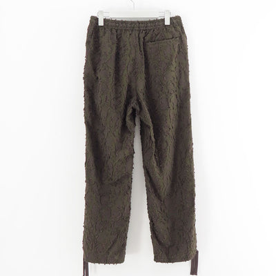 【M A S U/エムエーエスユー】<br>VICK CAMO RIBBON EASY PANTS <br>M25F9PL008