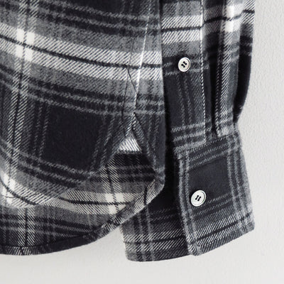 【M A S U/エムエーエスユー】<br>RODEO ZIP-UP PLAID SHIRT <br>M25F9SL005