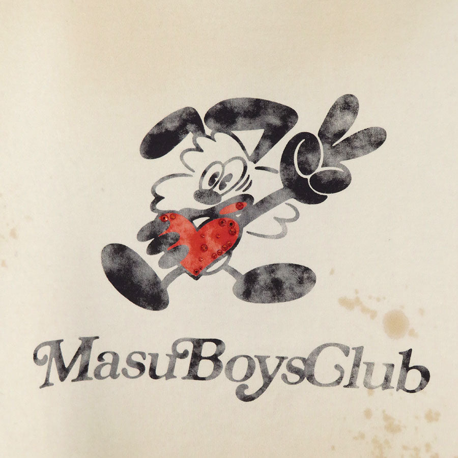【M A S U/エムエーエスユー】<br>WASTED VICK T-SHIRT <br>M25F9CS012