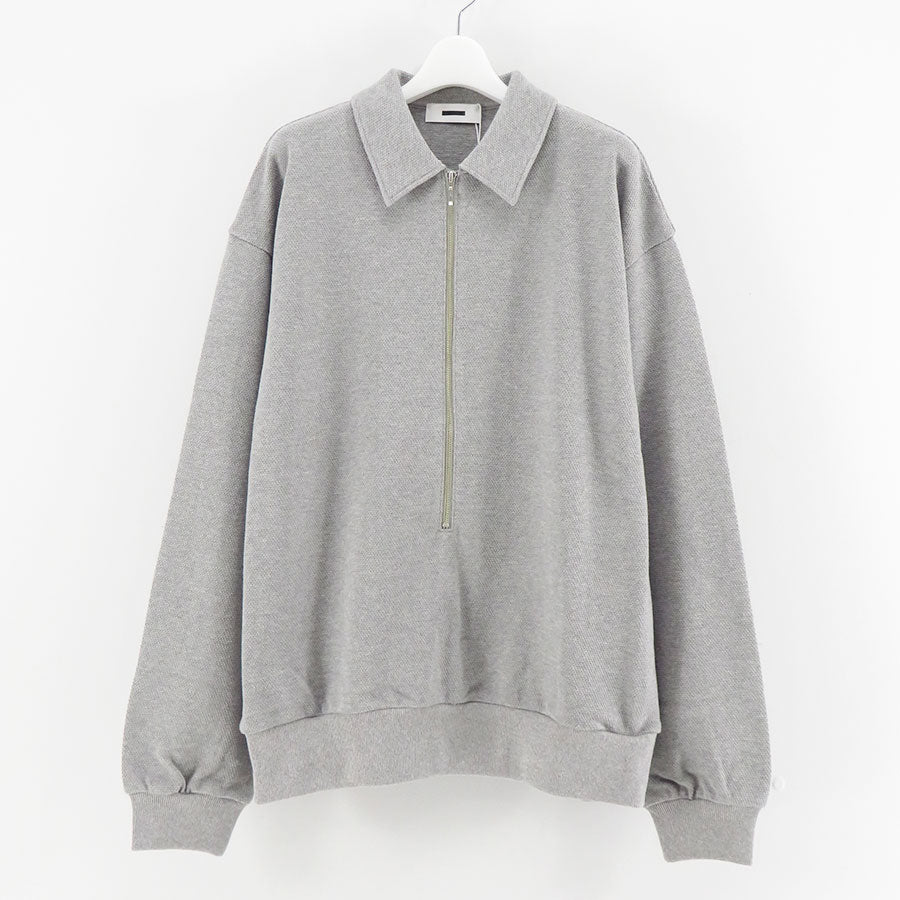 トップス REVERBERATE 25SS HALF ZIP PIQUE REVERBERATE/リバーバレイト】HALF ZIPP PIQUE REV-25SS-RB28の