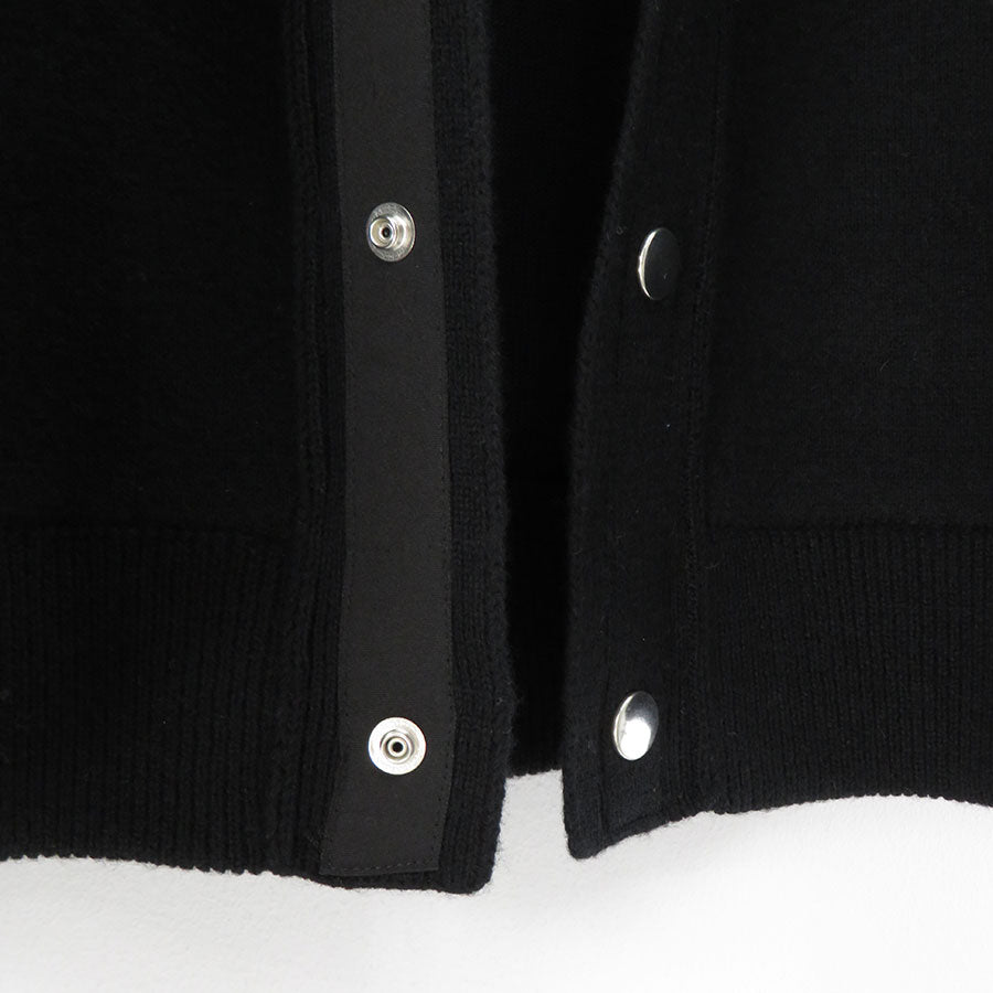 【THE RERACS/더 릴랙스】<br> RERACS SNAP BUTTON KNIT CARDIGAN<br> 23FW-REKN-356-J 