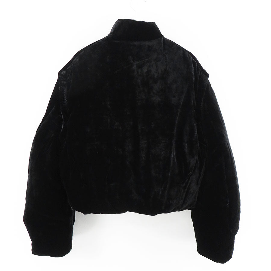 【M A S U/エムエーエスユー】<br>VELVET PUFFER JACKET <br>MFFW-BL0623