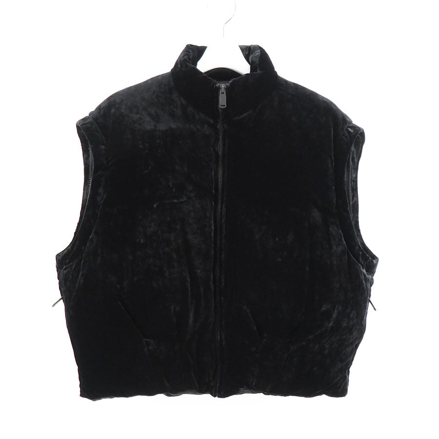 【M A S U/エムエーエスユー】<br>VELVET PUFFER JACKET <br>MFFW-BL0623