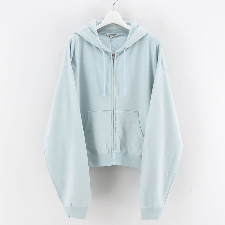 AURALEE/オーラリー】HIGH TWIST LIGHT SWEAT ZIP PARKA A26SP01MUの