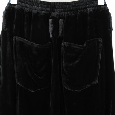 【M A S U/エムエーエスユー】<br>VELVET ZIPPER EASY PANTS <br>MFFW-PT0723