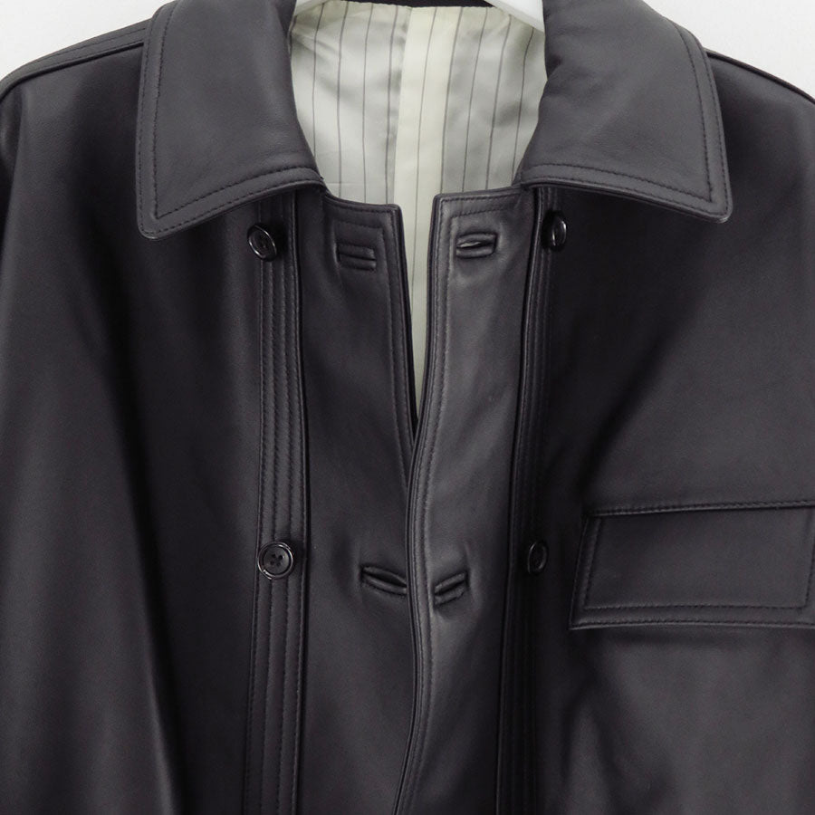 【Graphpaper/グラフペーパー】<br>Sheep Leather Corbusier Jacket <br>GM253-30444