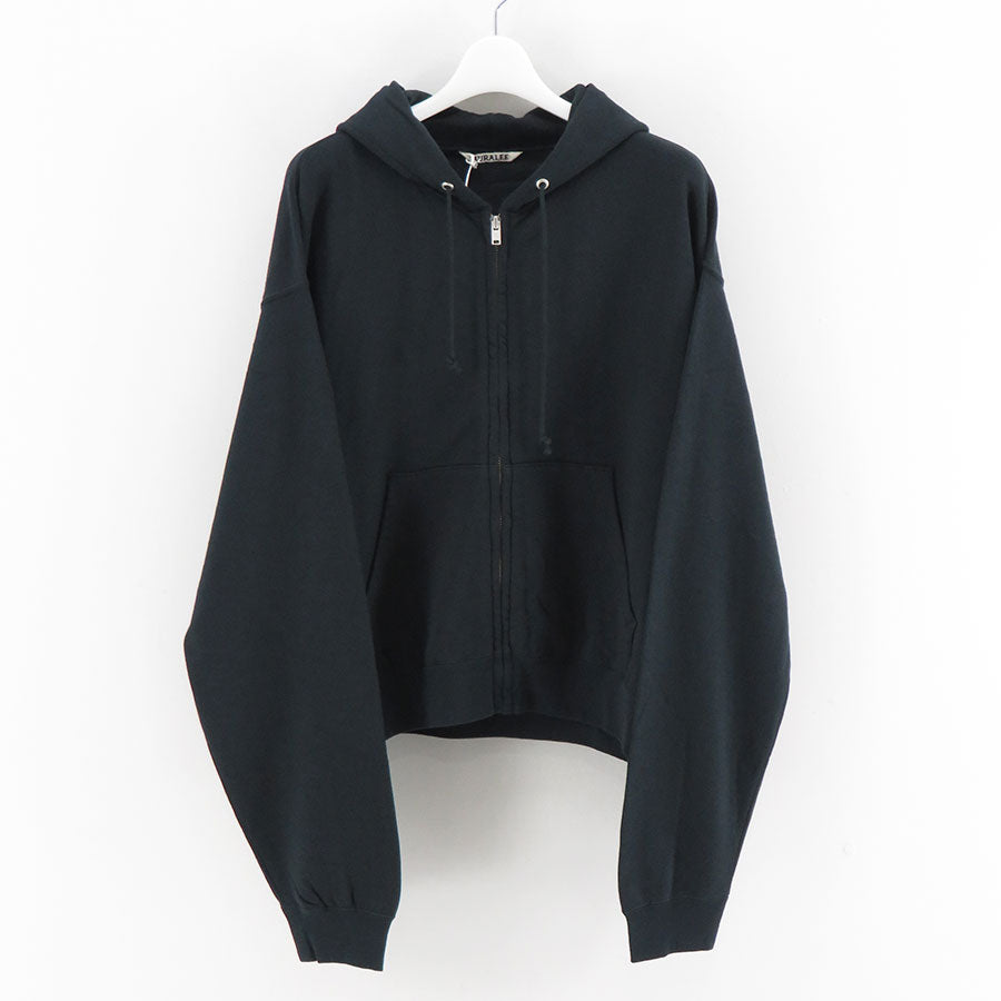 AURALEE/オーラリー】HIGH TWIST LIGHT SWEAT ZIP PARKA A26SP01MUの