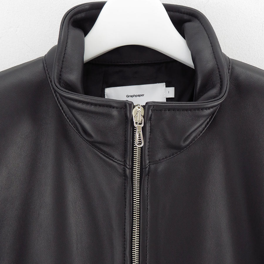 【Graphpaper/グラフペーパー】<br>Sheep Leather Track Blouson <br>GM253-30445