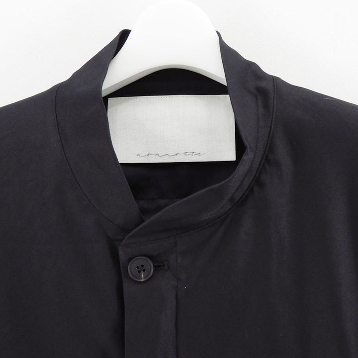 nonnotte/ノノット】Draping Bias Sleeve Zip Up Blouson N-25S nonnotte/ノノット】Draping Bias Sleeve Zip Up Blouson N-25S