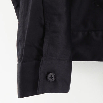 【nonnotte/ノノット】<br>Draping Bias Sleeve Zip Up Blouson <br>N-25S-076