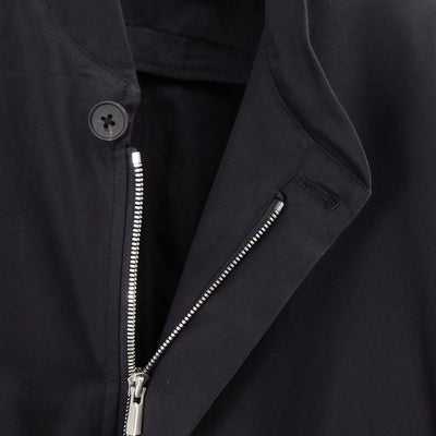 【nonnotte/ノノット】<br>Draping Bias Sleeve Zip Up Blouson <br>N-25S-076