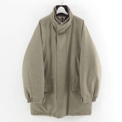 【9/5からポイント10%還元】<br>【AURALEE/オーラリー】<br>WOOL FULLING FLANNEL PADDED OVER BLOUSON <br>A25AB02CF