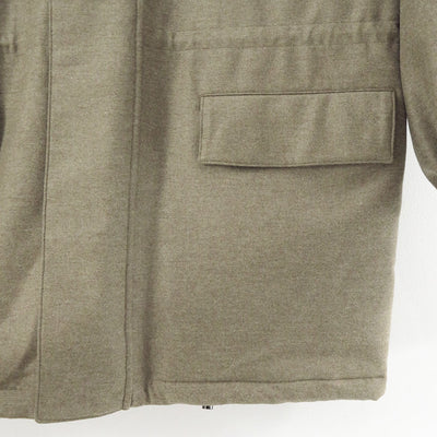 【9/5からポイント10%還元】<br>【AURALEE/オーラリー】<br>WOOL FULLING FLANNEL PADDED OVER BLOUSON <br>A25AB02CF