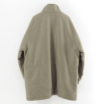 【9/5からポイント10%還元】<br>【AURALEE/オーラリー】<br>WOOL FULLING FLANNEL PADDED OVER BLOUSON <br>A25AB02CF