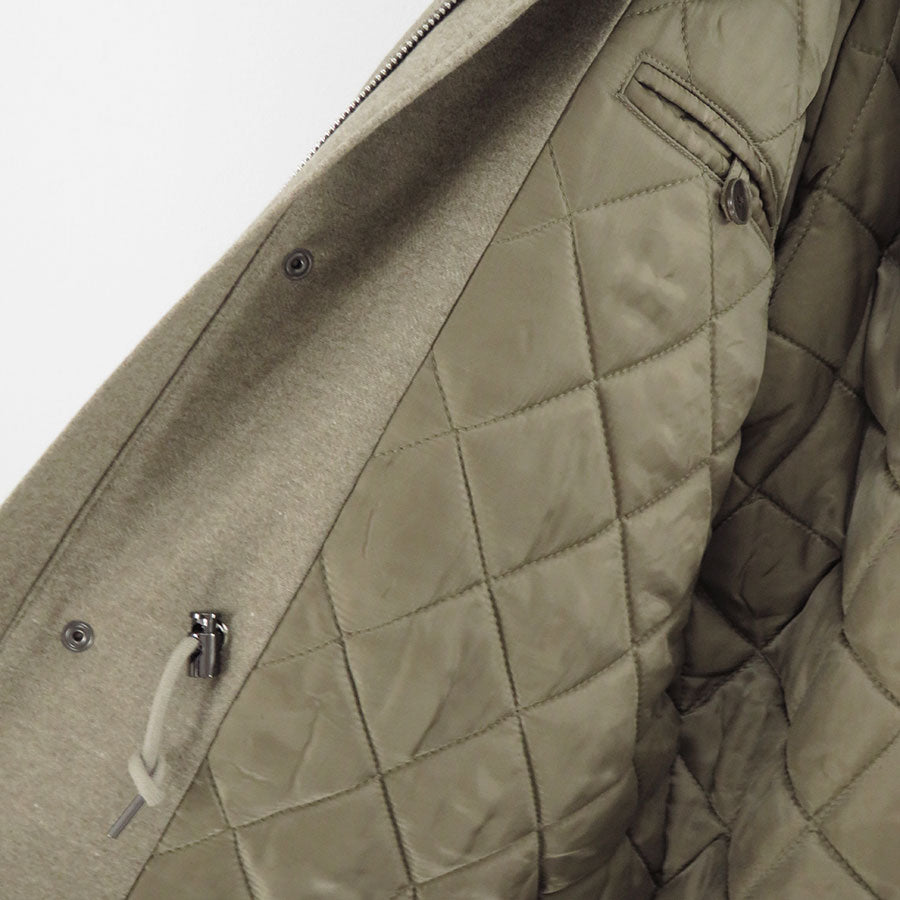 【9/5からポイント10%還元】<br>【AURALEE/オーラリー】<br>WOOL FULLING FLANNEL PADDED OVER BLOUSON <br>A25AB02CF