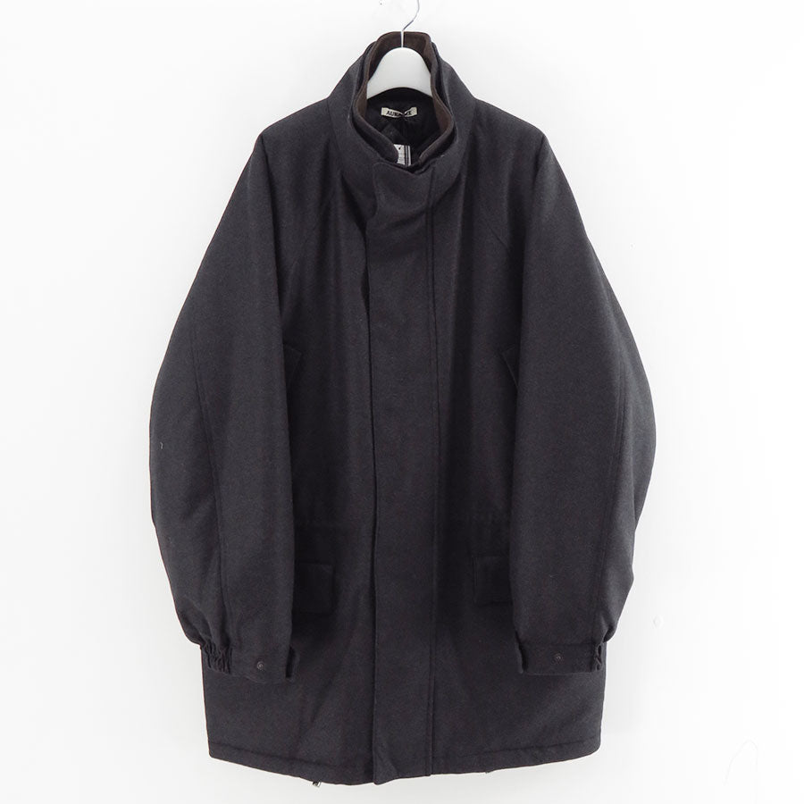 【9/5からポイント10%還元】<br>【AURALEE/オーラリー】<br>WOOL FULLING FLANNEL PADDED OVER BLOUSON <br>A25AB02CF
