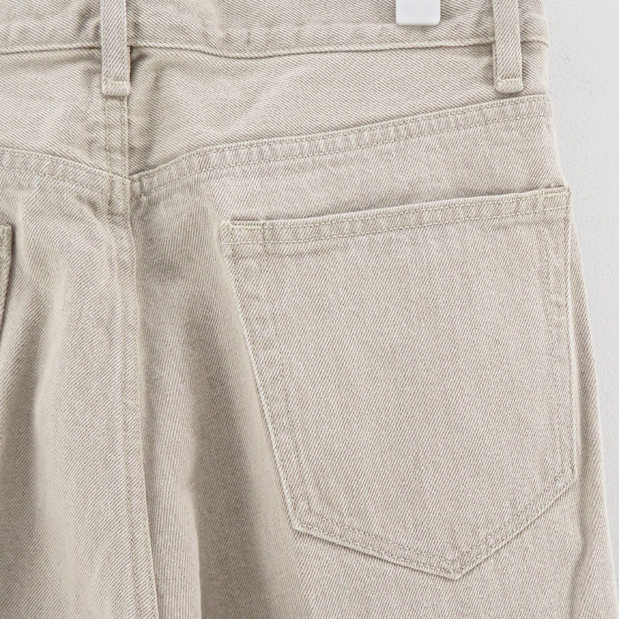 AURALEE/オーラリー】FADED HARD TWIST BROWN DENIM 5P PANTS