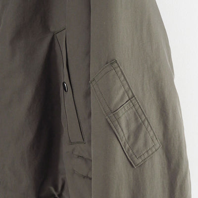 【9/5からポイント10%還元】<br>【AURALEE/オーラリー】<br>WASHED FINX COTTON GABARDINE FLIGHTBLOUSON <br>A25AB01HM