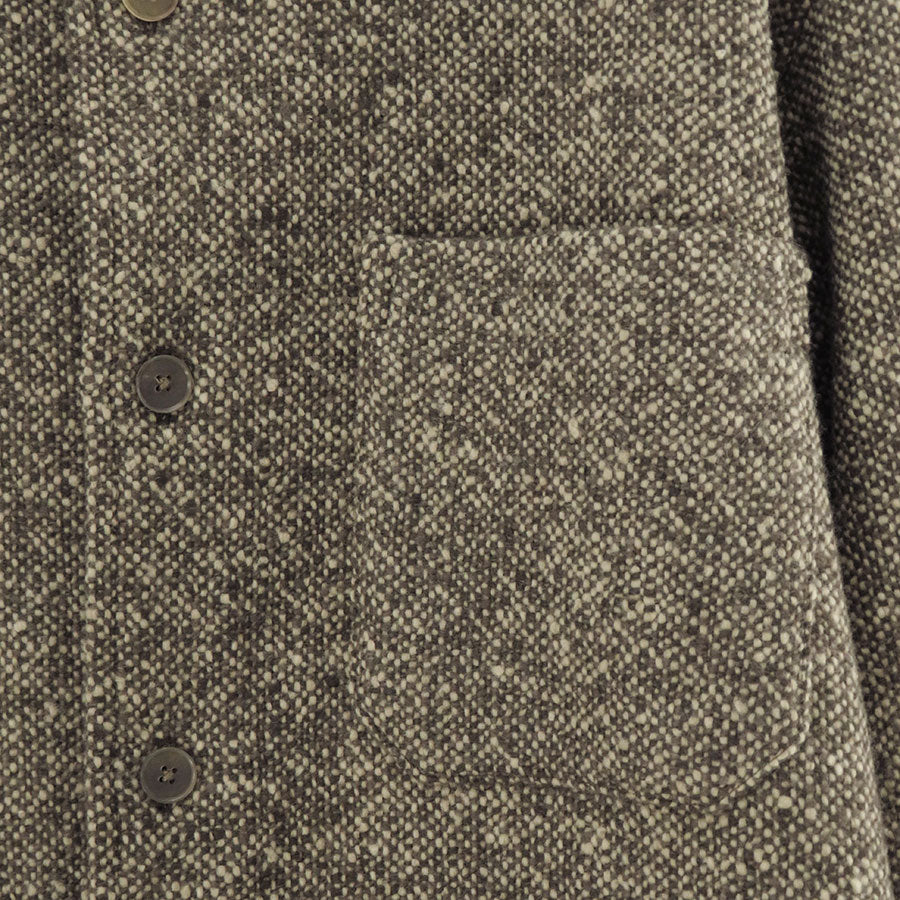 【9/5からポイント10%還元】<br>【AURALEE/オーラリー】<br>HOMESPUN TWEED SHIRT BLOUSON <br>A25AB02HT