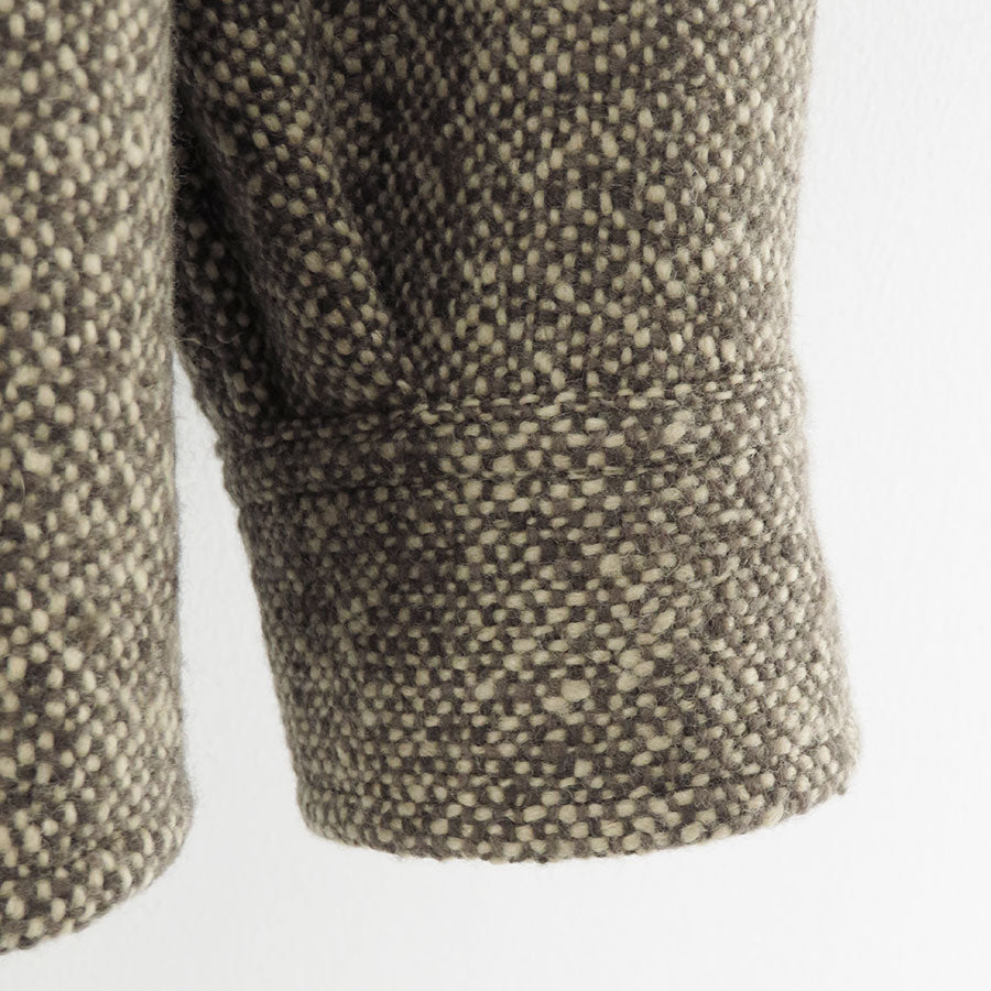 【9/5からポイント10%還元】<br>【AURALEE/オーラリー】<br>HOMESPUN TWEED SHIRT BLOUSON <br>A25AB02HT