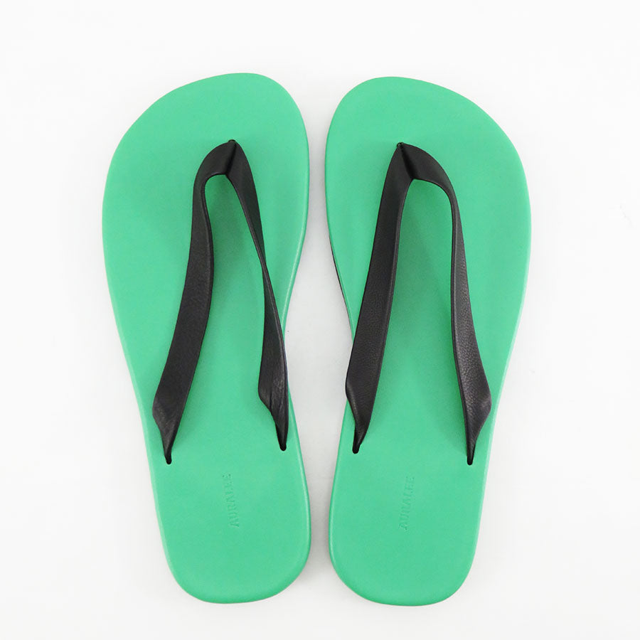 AURALEE オーラリー カーフヌバック レザー size4 AURALEE/オーラリー】SOFT LEATHER FLIP-FLOPS A26SS05QDの通販