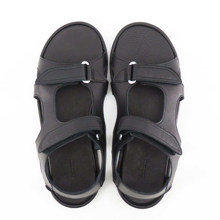 AURALEE/オーラリー】SOFT LEATHER DOUBLE STRAP SANDALS A26SS06QDの