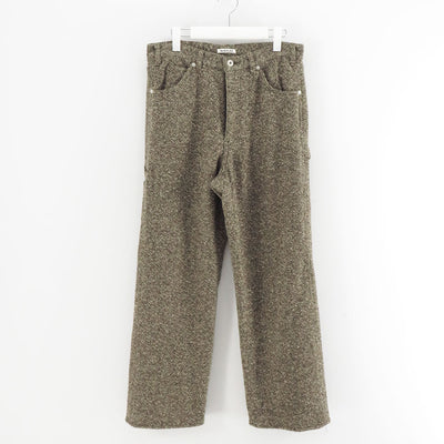 【9/5からポイント10%還元】<br>【AURALEE/オーラリー】<br>HOMESPUN TWEED PAINTER PANTS <br>A25AP03HT