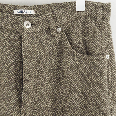 【9/5からポイント10%還元】<br>【AURALEE/オーラリー】<br>HOMESPUN TWEED PAINTER PANTS <br>A25AP03HT