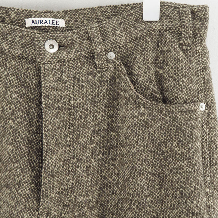 【新品】22AW AURALEE HOMESPUN TWEED SLACKS 3 AURALEE/オーラリー】HOMESPUN TWEED PAINTER PANTS A25AP03HTの