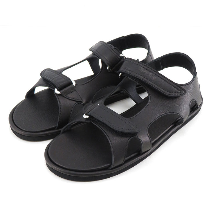 AURALEE/オーラリー】SOFT LEATHER DOUBLE STRAP SANDALS A26SS06QDの
