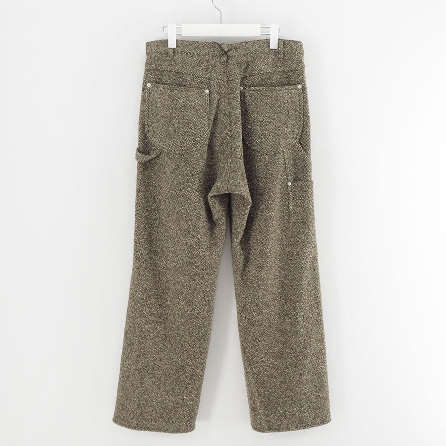 【9/5からポイント10%還元】<br>【AURALEE/オーラリー】<br>HOMESPUN TWEED PAINTER PANTS <br>A25AP03HT